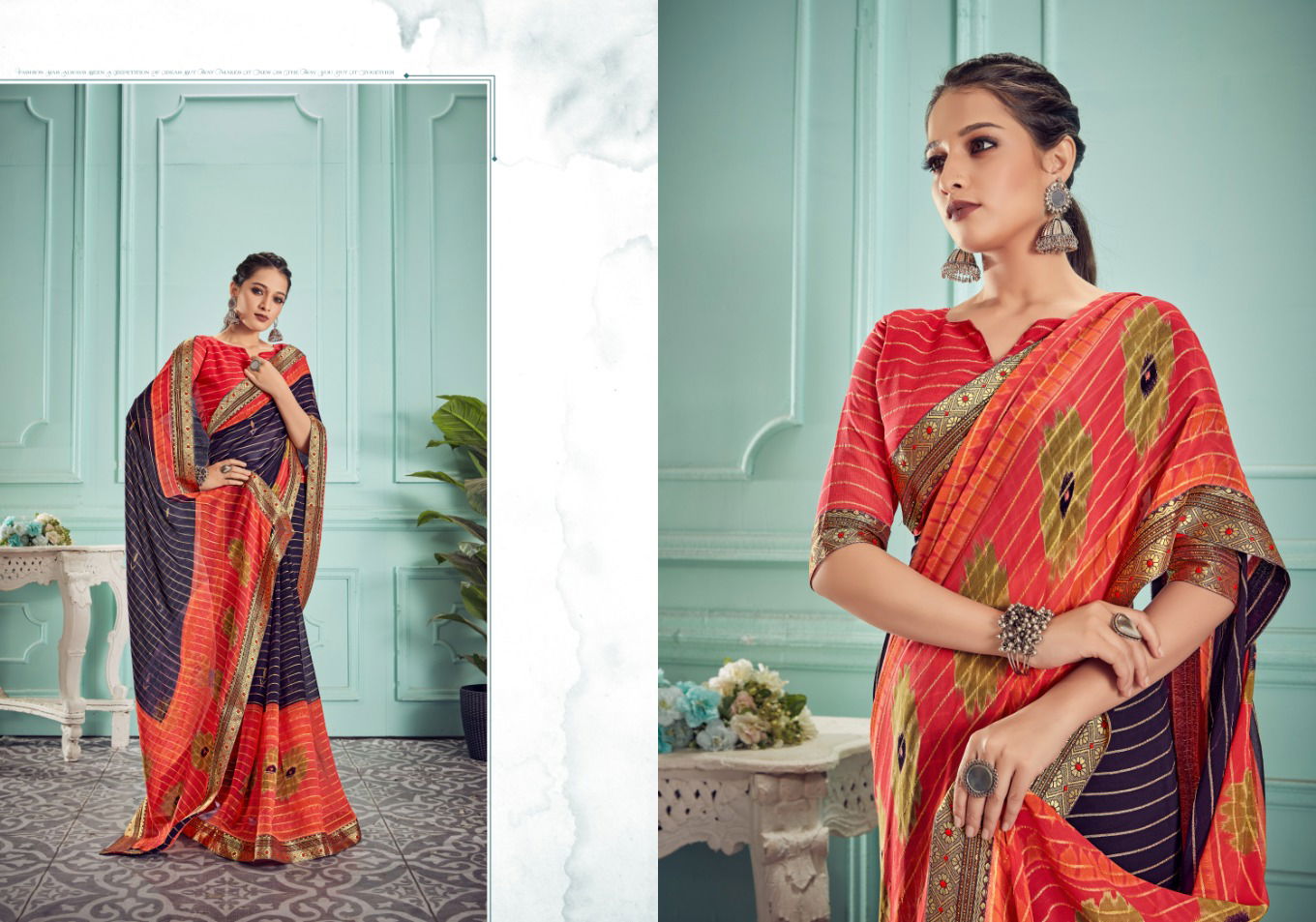 Shangrila By Ynf Georgette Daily Wear Sarees Catalog
